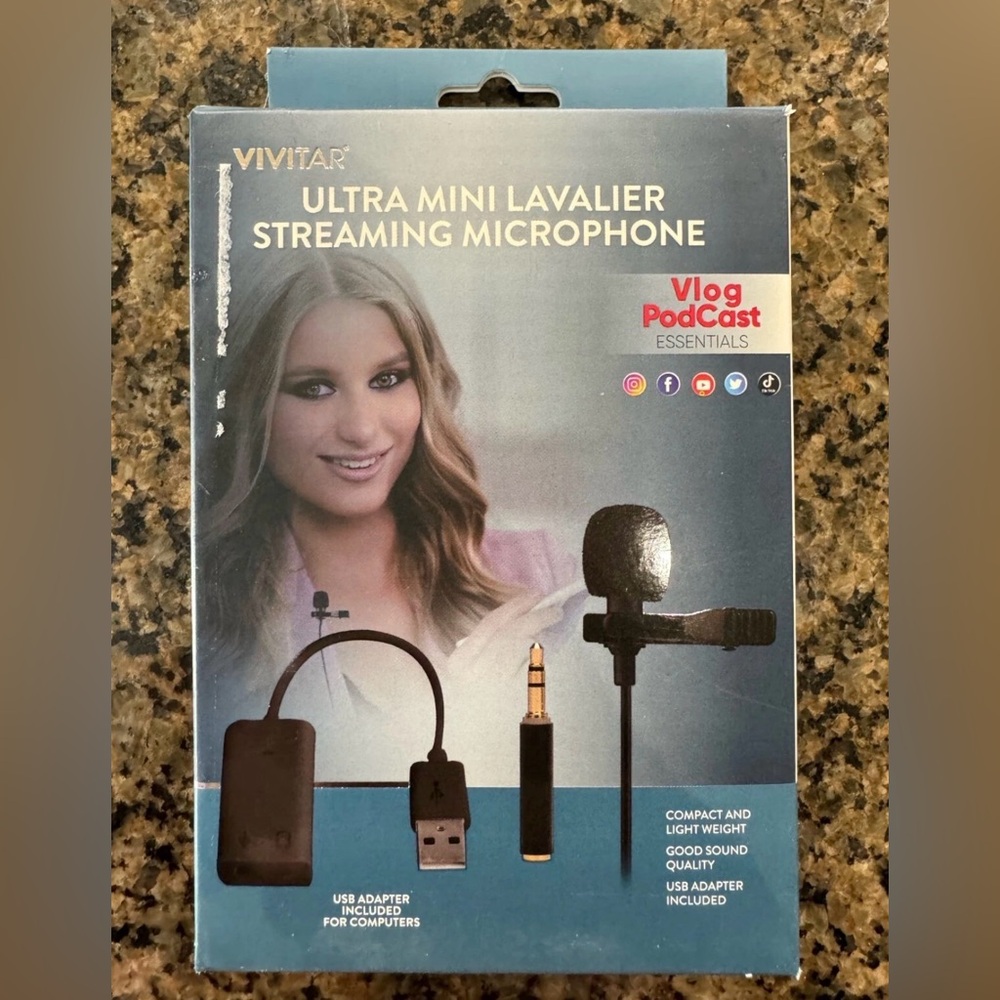 Vivitar Ultra Mini Lavalier Microphone